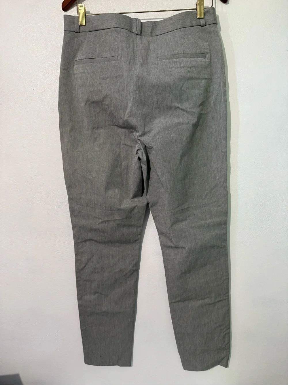 Banana Republic High Rise  Sloan Gray Dress Pants 12  Tall new with tag